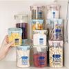 Kitchen Plastic Dry Grains Storage Tank Storage Box Clamshell Crisper Food Cans Sealed Storage Tank