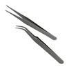 2 шт. Пинцеты Пинцеты с кончиком Антимагнитные Изогнутые Прямые