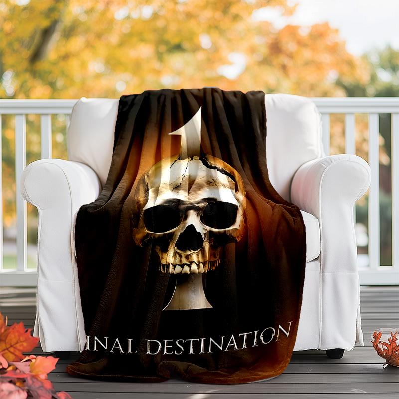 Final Destination Bloodlines2 printed throw blanket—lightweight,soft,warm;versatile blanket for all seasons—perfect as &air-conditioning throw,nap bla