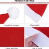 20pcs Non-Woven Fabric Christmas Hat Photo Prop Holiday Costume Hat  New Year Celebration