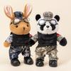 Panda Legion Doll Rabbit Doll Camouflage Soldier Soldier Brother Plush Toy Soldier Retirement Souvenir Gift
