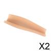 2X Realistic Silicone Beautiful Leg Wearable Enhance Shaper for Thin Legs M