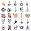 New Collection Series Cute Elephant Bear Penguin And Bunny Charm Bead Fit Original Bracelet Diy Accessories Gift For Women