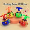 Colorful UFO Light-Up Music Gyroscope: Educational Rotating Toy & Small Gift for Kids