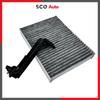Carbon Cabin Filter For Renault Megane MK4 for Talisman Pollen Filter Cover A/C Filter Frame Black 272764273R; 272774BU0A; 272774812R