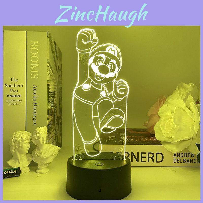 Super Mario Yoshi 3d Acrylic Night Lamp With Touch Control For Kids Room