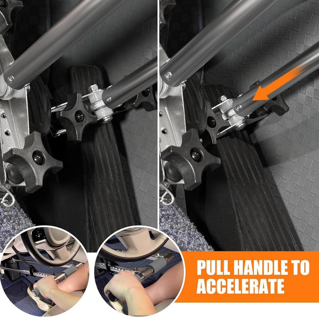 Ручное управление для инвалидов для автомобилей, ручка-помощник для транспортного средства, многофункциональное ручное управление автомобилем для пациентов, травмированных, инвалидов