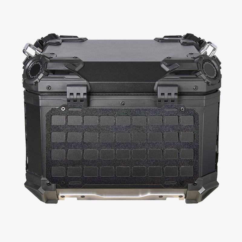 2 шт. Мотоциклетная панель Molle из АБС-пластика для тактического бокового кофра, модульная система подвески для хранения, гвозди для бесплатной установки