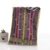Jacquard Cotton Absorbent Striped Towel for Children's Face Washing - Soft, Edge-Bound, Ideal for Home and Dormitory Use