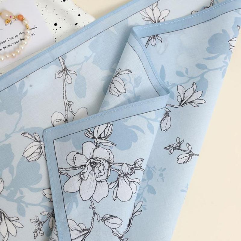 Набор из 3 женских носовых платков, цветные свадебные носовые платки, подарки на День матери, женский носовой платок, стираемый, из чистого хлопка