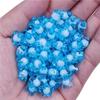 Double Layer 20Pcs For Jewelry Making Flower Loose Beads Pendant Transparent Necklace Bracelet DIY Crafts Wholesale