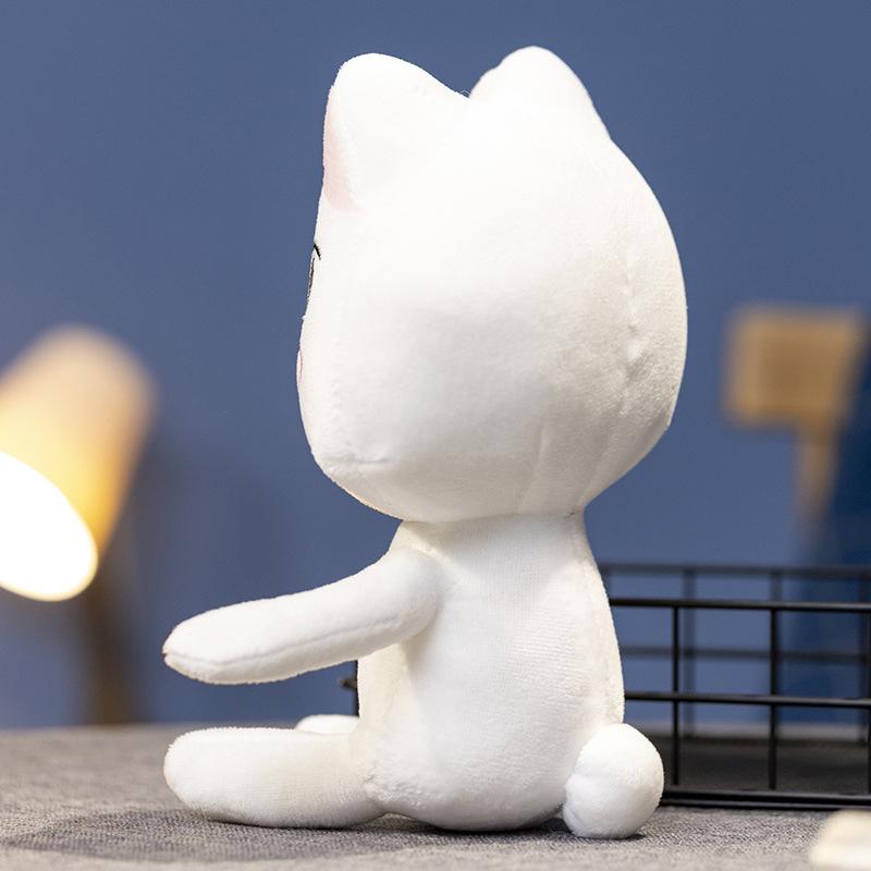 Кукла-кошка Торо Иноуэ Доро, милое улыбающееся выражение лица, плюшевая игрушка