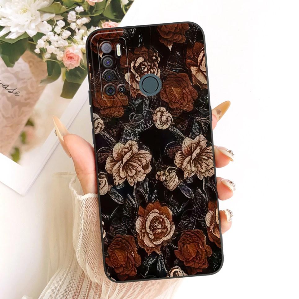 Daisy Bow Pattern Butterfly Flower Cherry Back Cover For Tecno Spark Power 2 Power2 Air Phone Case Soft Silicone Casing LC7 LC8
