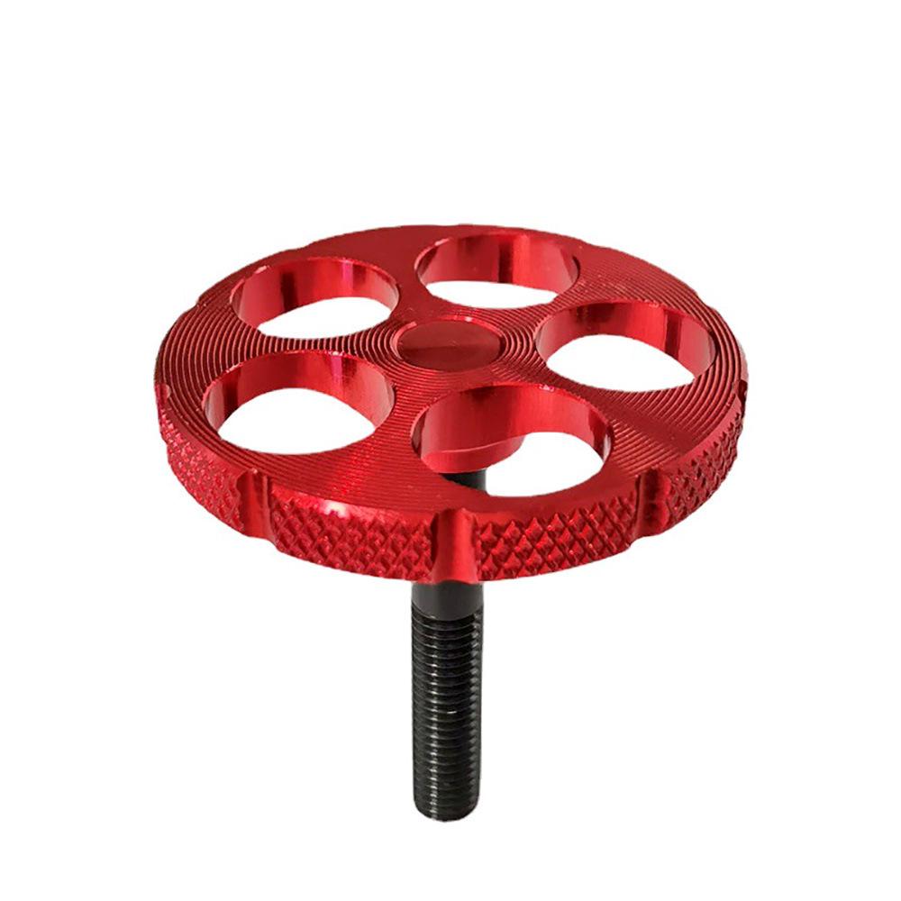 Xiaobu Guo Aluminum Alloy Bike Accessory: Five-Hole Round Folding Handle.