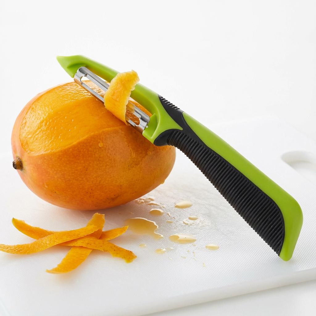Stainless Steel Multi-Purpose Vegetable Peeler, Sharp Blade. 18x3cm, Ergonomic Handle, Easy to Clean, Durable