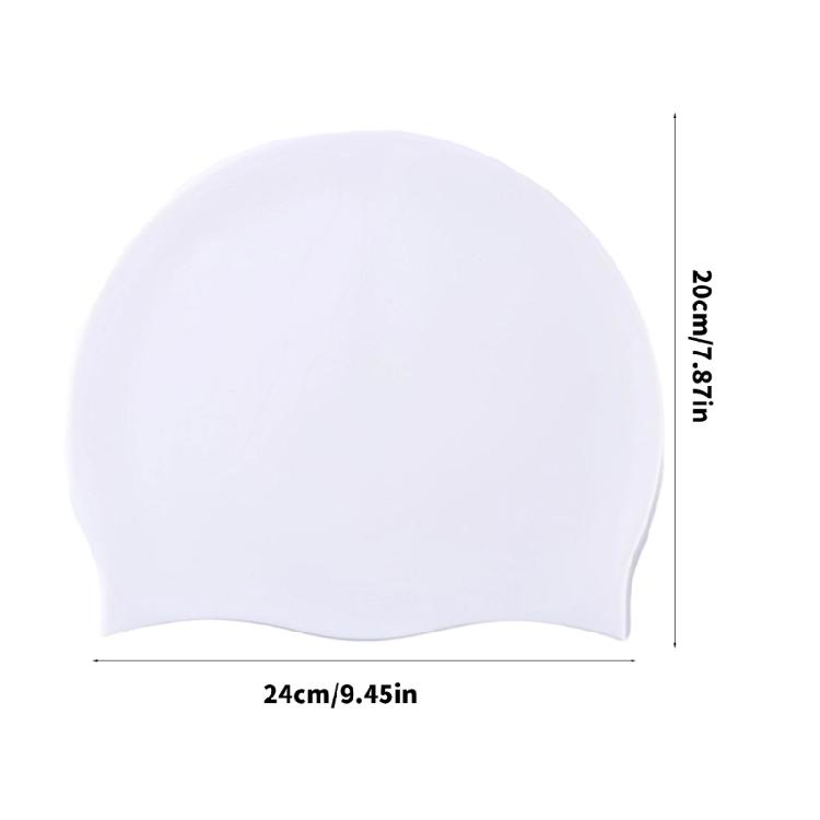 Long Hair Diving Hat Nonslip Professional Swimming Hat Soft Silicone Swim Hat for Long and Short Hair Comfort