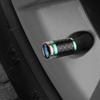 TVEI7 4Pcs Carbon Fiber Car Wheel Tire Valve Stem Air Cap Auto Decoration For Ford Fiesta Focus 2 Mk3 Mondeo Mk4 Ranger Kuga Mustang