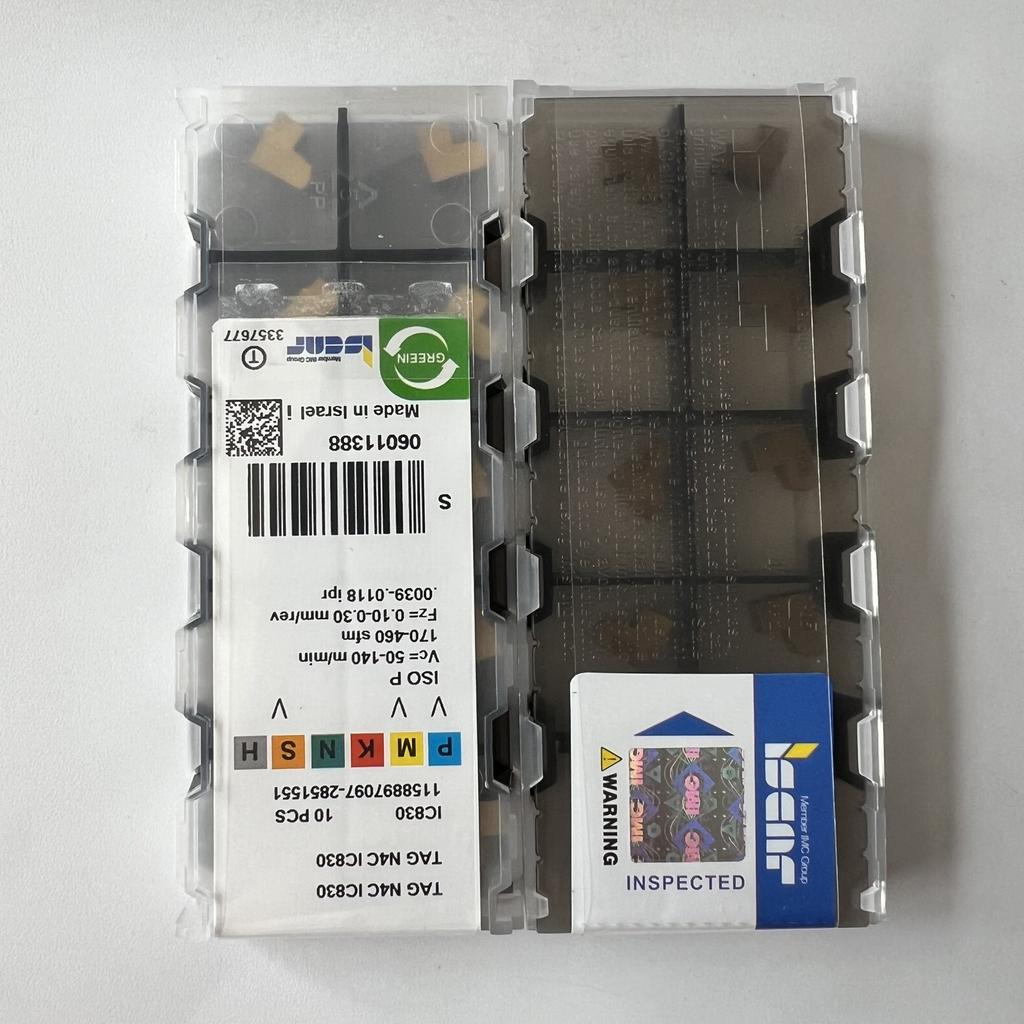 ISCAR / TAGN4C IC830 / Industrial indexable carbide inserts 10 Pcs