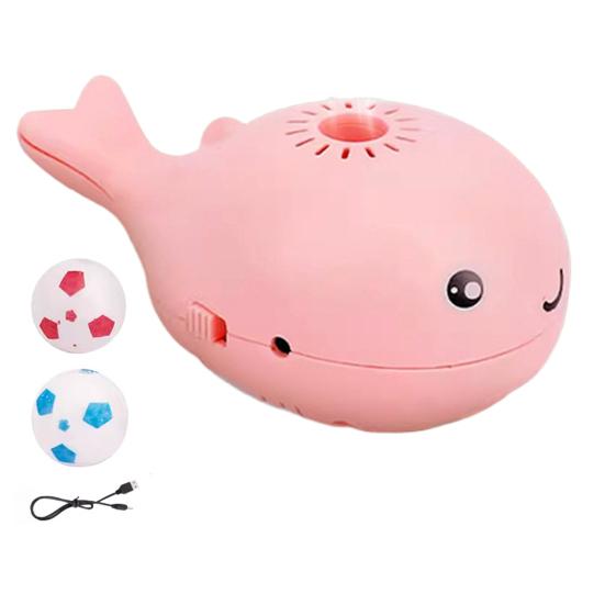 Электрический плавающий мяч для кошек, легкая портативная игрушка в форме кита, перезаряжаемая, простая в использовании, электрическая движущаяся игрушка для домашних животных