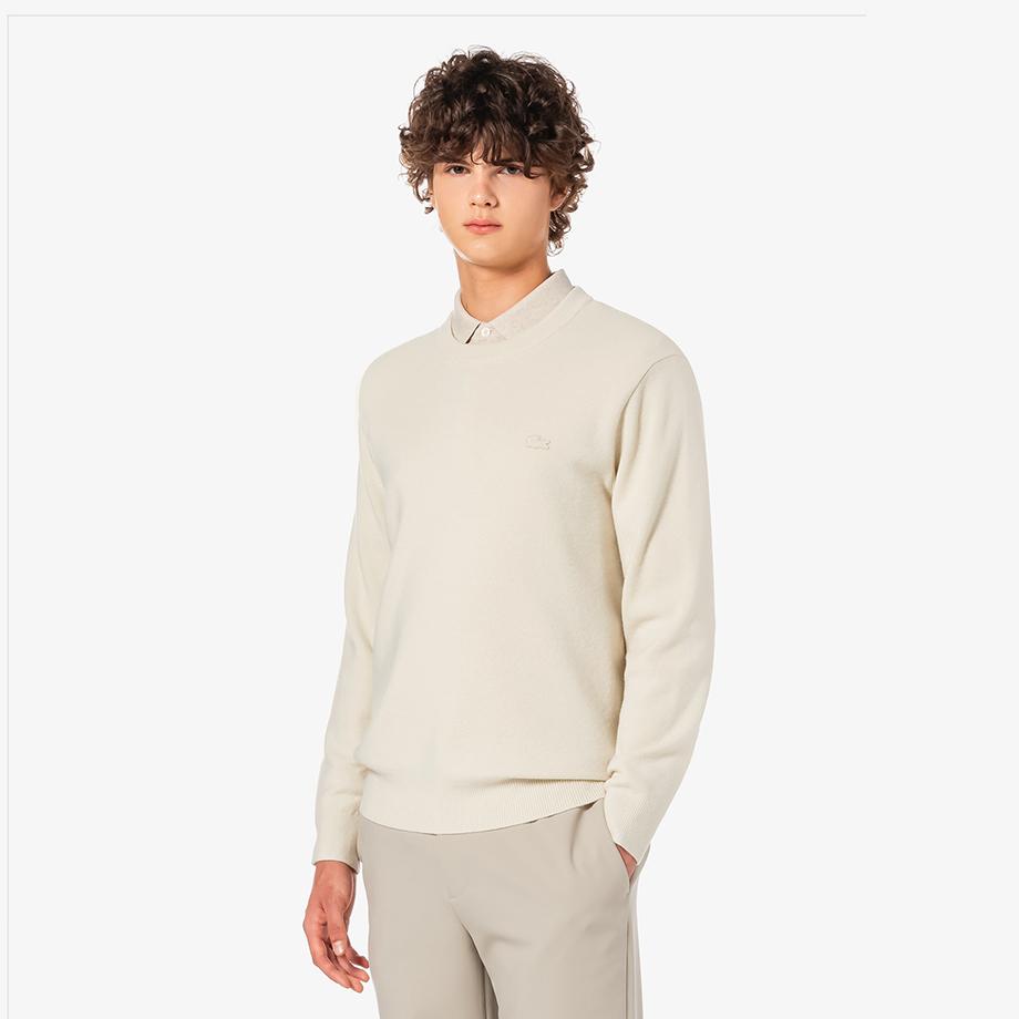 [lacoste] Men's Basic Crew Neck Pullover AH596E-55NXFJ