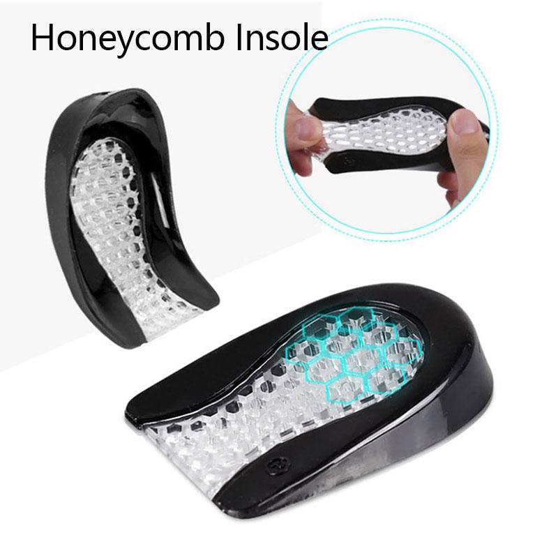 Стельки из силиконового геля с сотовой структурой для подошвенной пятки Spur Shoe Cushion Soles Gel Pad
