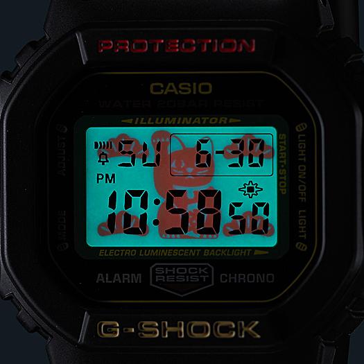 Casio Мужские часы G-SHOCK из смолы, водостойкость 200 м, ударопрочность, будильник, кварцевые часы DW-5600TMN-1