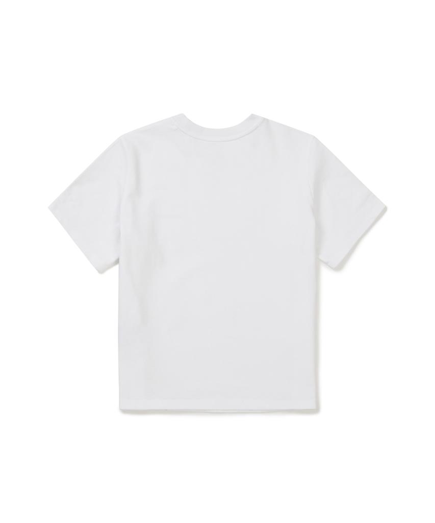 SNOWPEAK APPAREL Женская полуукороченная футболка с коротким рукавом из Sorona (S26Mwfts05) белый