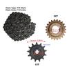 114 Link Chain 410 Chain and Sprocket Kit Easy Installation Chain Drive Repair Kit  Cruiser Bike