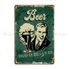 Alcohol Metal Plaque Poster Personalized Design Party Club Wall Mural Tin Sign Poster