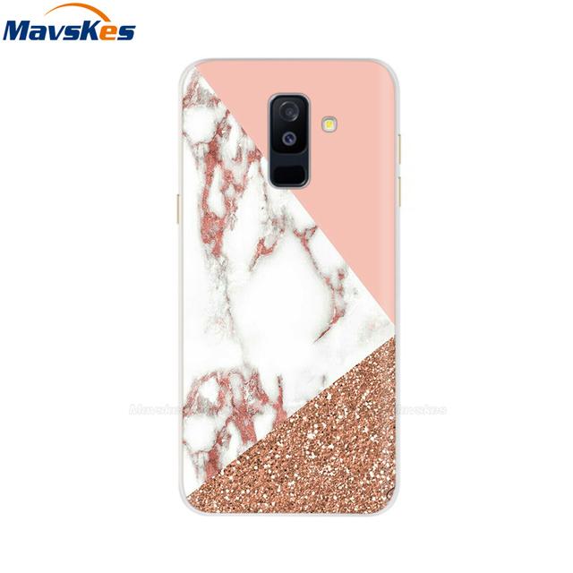 Силиконовый чехол для Samsung Galaxy A6, чехол для двух SIM-карт, Sm A600 A600f, чехол для Samsung A6 Plus A605 A605f, чехол