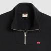 Levi's Logo Quarter Zip Pullover Sweatshirt US XS