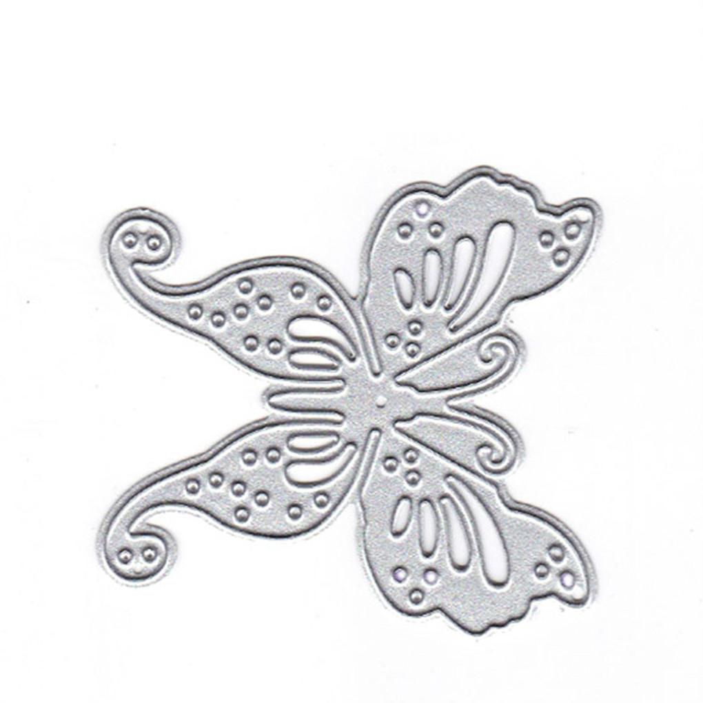 Вырубные штампы в форме бабочки, трафареты для тиснения, формы для самостоятельного изготовления скрапбукинга, фотоальбома
