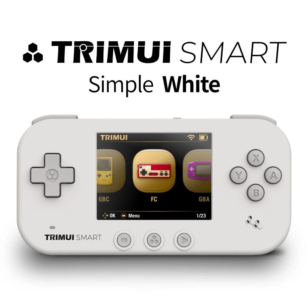 Совершенно новый Trimui Smart ярких цветов с 2,4-дюймовым Ips-экраном с открытым исходным кодом, мини-ретро портативная Wi-Fi или портативная игровая консоль.