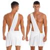 Men's Halloween Role Play Costumes One Shoulder Ancient Greek God Lingerie Knight Warrior Costume Cosplay
