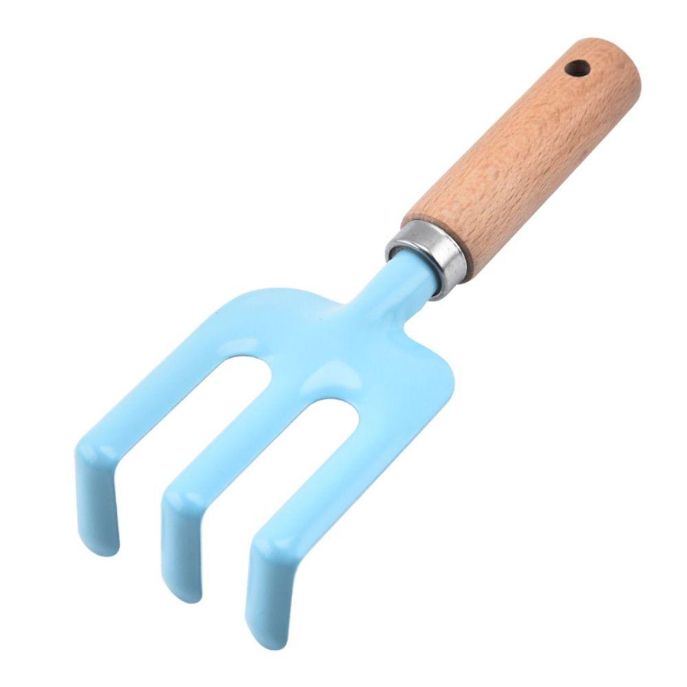 1/3 шт. Маленький садовник детский садовый инвентарь набор лопата грабли вилка прочная деревянная ручка детский садовый инструмент безопасно рыхлит почву