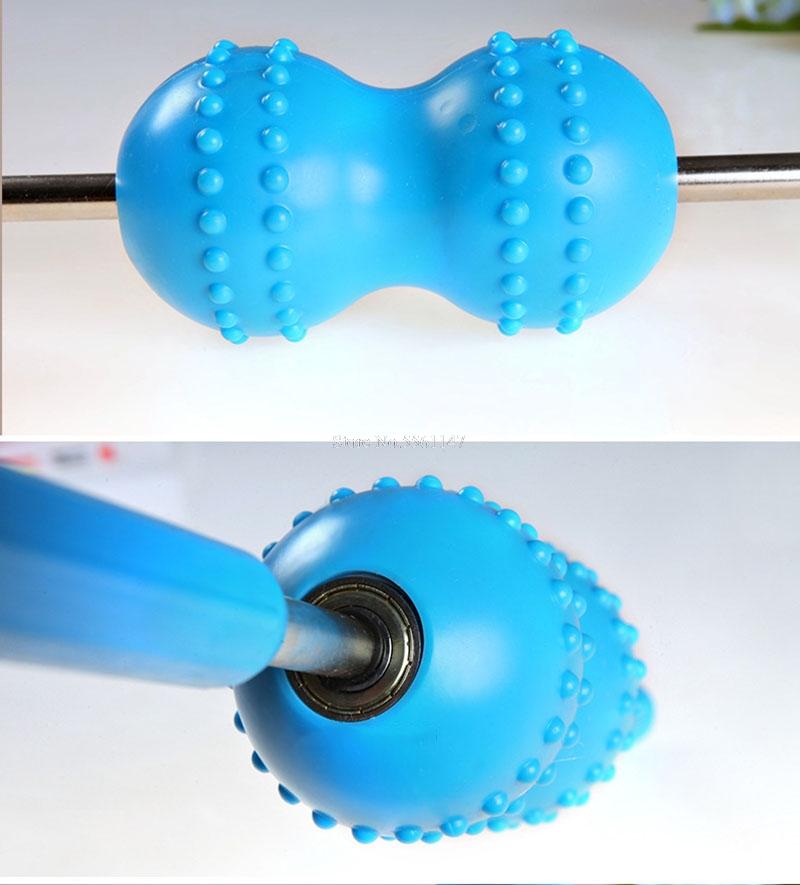 BINJIULLY Massage Roller, Portable Multifunctional Body Muscle Yoga Massage Roller Stick Pain Relief Stick