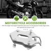 Silver Motorcycle Kickstand Pad Side Stand Base Enlarger Accessory