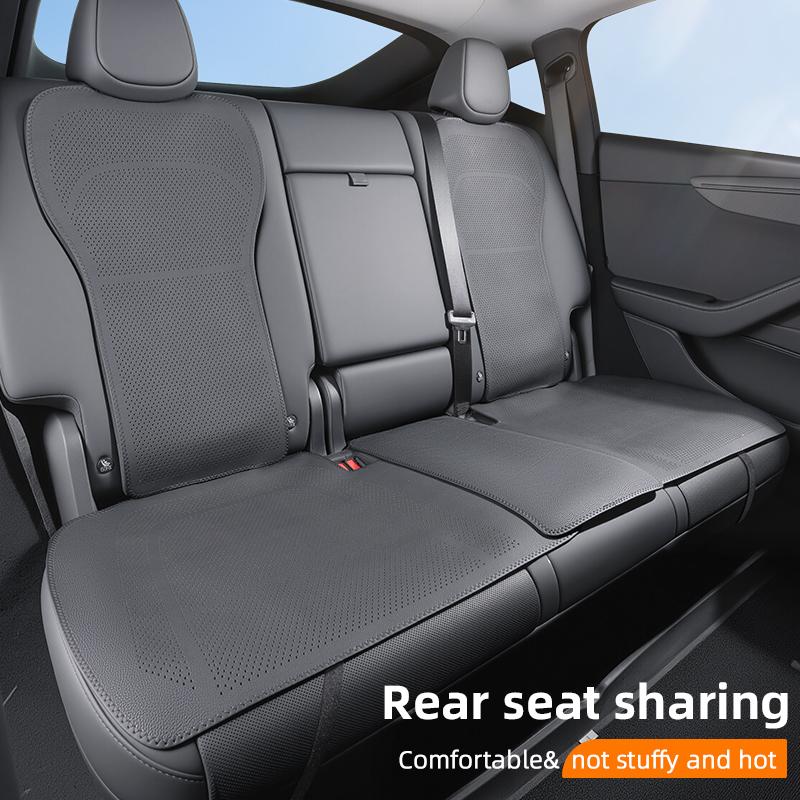 For Tesla Model Y Juniper/Model 3 Highland Front and Rear Seat Cushions, Seat Cover, Car Protection Pad Interior Accessories