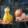 Мультяшное Животное Керамический Цветочный Горшок Милый Лев Жираф Растение Кактус Горшечное Домашний Сад Ваза для Цветов Интерьер Настольное Украшение Подарок