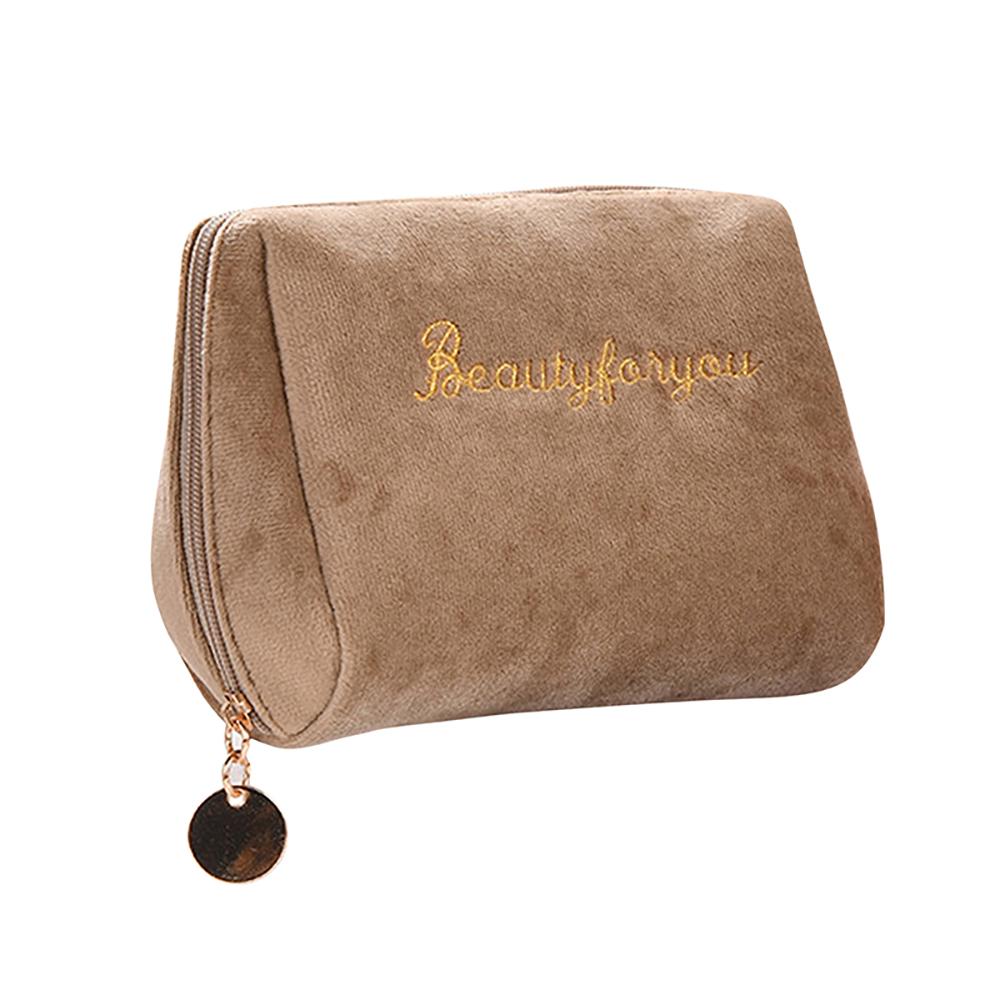 Женские мини-сумки для макияжа из бархата на молнии, косметички, сумки для помады