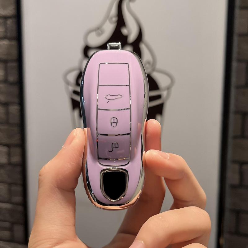 Мягкий чехол для ключей из ТПУ для Porsche 911 970 997 991 996 958 918 991 Panamera Carman Macann Bobst Cayenne Boxster с дистанционным управлением