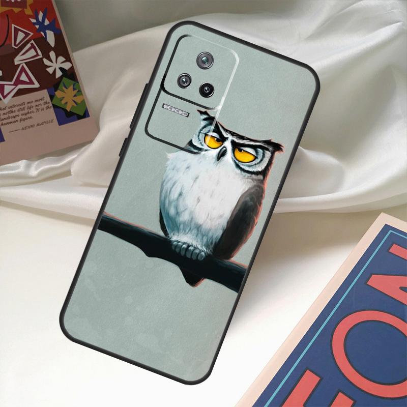 Милый мультяшный чехол с совой для Xiaomi 14 13 Ultra 12 Lite 11T 12T 13T Pro POCO M6 X3 X5 X6 Pro F3 F5 M5s