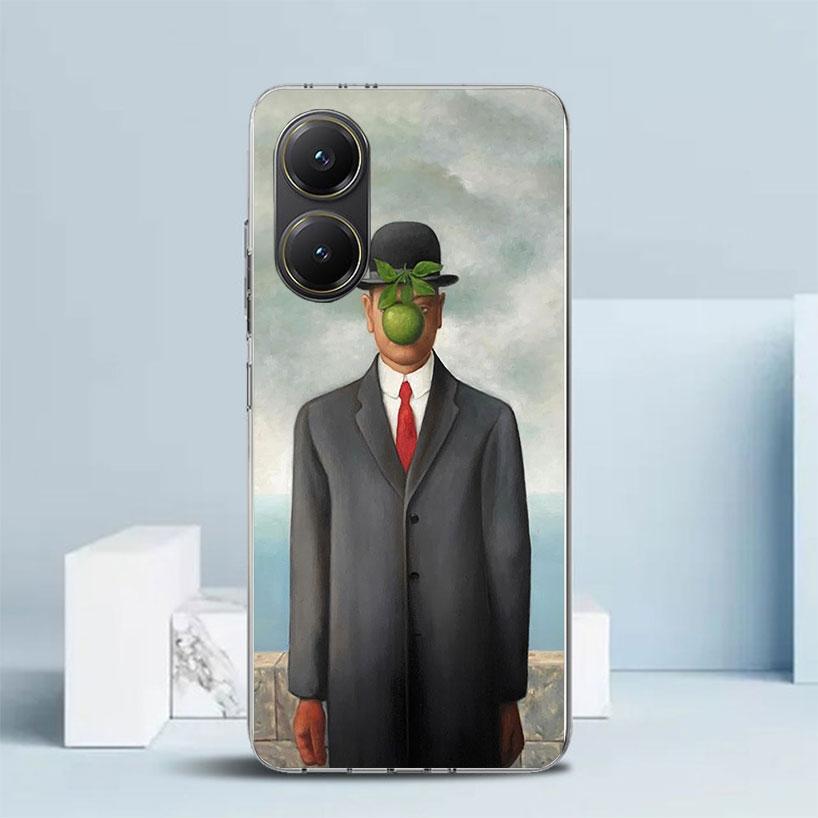 Rene Magritte Art Phone Case For Xiaomi Poco F7 Ultra X5 X6 X7 Pro M7 Redmi 15C 15 13C 13 12C 12 10C 10 10A 9 9C 9A 9T Cover Poc