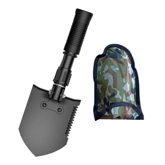 Multifunctional Folding Shovel High Durability Compact Size Portable Outdoor Digging Shovel Multi-Tool for Camping Backpacking