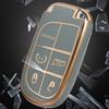 Новый мягкий чехол для автомобильного ключа из ТПУ, брелок для Jeep Renegade Compass Grand Cherokee для Chrysler 300C Wrangler Dodge, автомобильные аксессуары