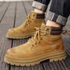 Men's Ankle Boots High-top Short Snow Boots Outdoor Casual Plush Shoes