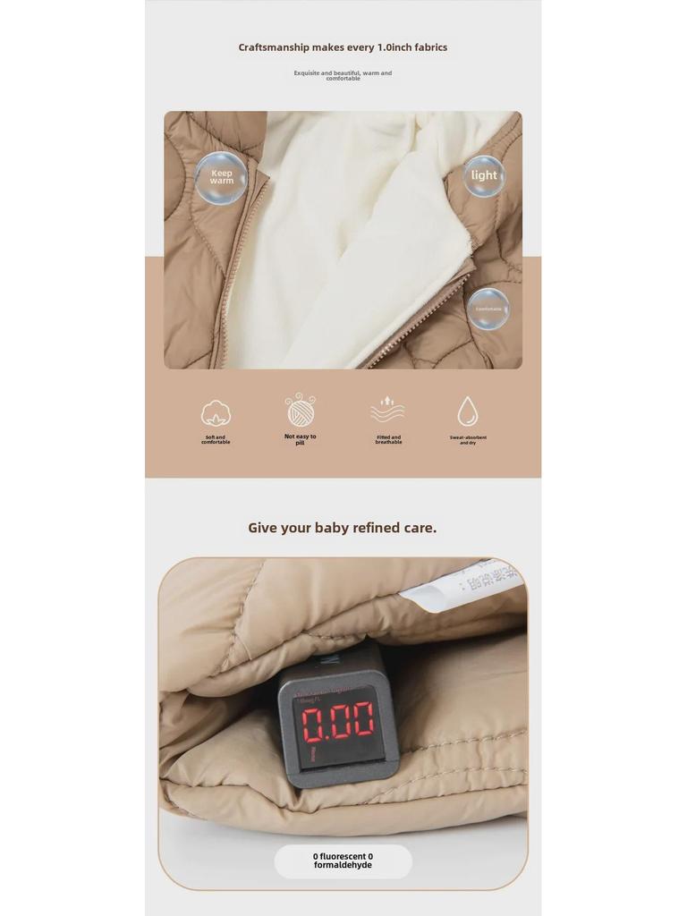 Индивидуальные стеганые детские комбинезоны из хлопка на осень/зиму