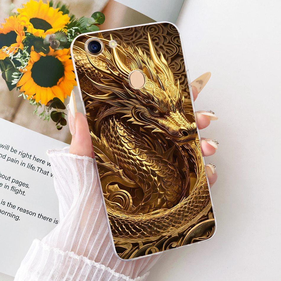 Для OPPO F5 F7 Крутой чехол для телефона с узором Дракон и Тигр Для Oppo F7 F 5 F5 Youth Мягкий силиконовый TPU чехол