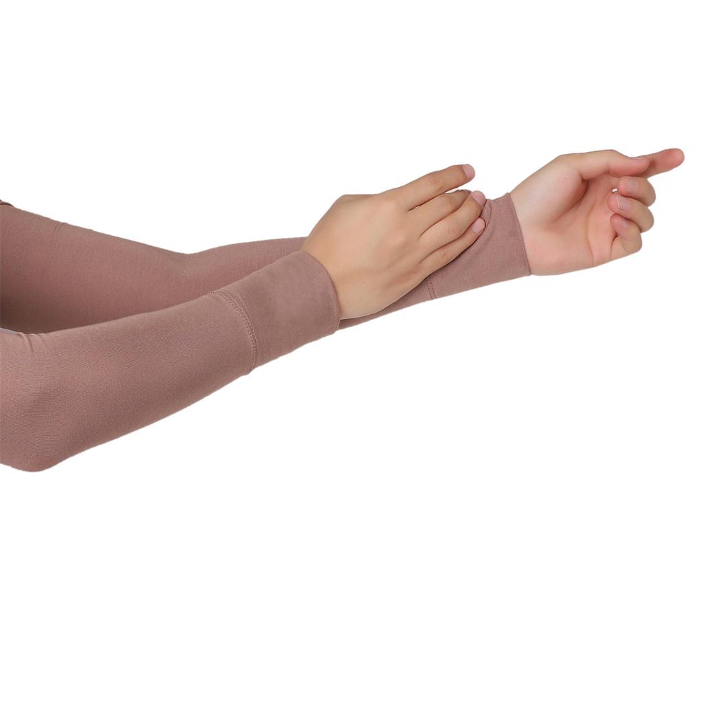 Summer New Cool Modal Cotton Arm Warmers For Women Girls Soft Driving Sunscreen Long-Sleeved Outdoor Solid Color Riding Sleeves