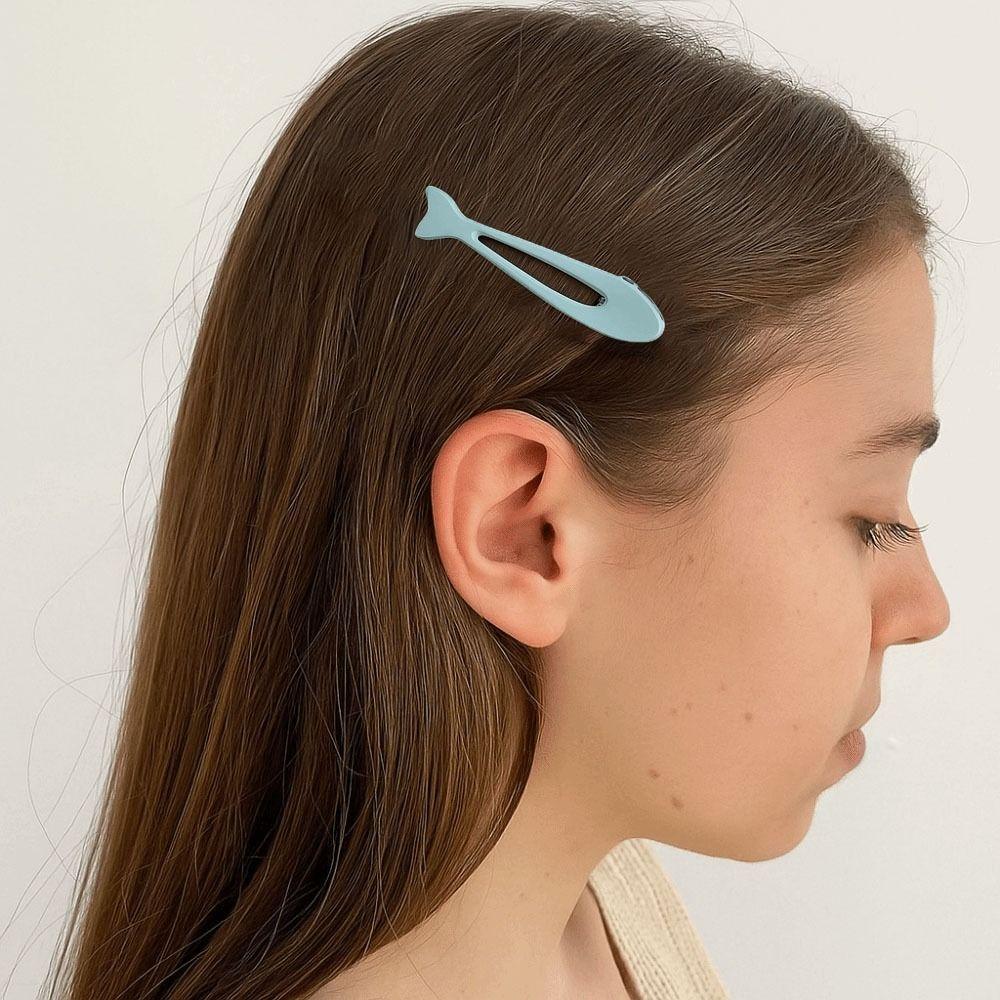 Milk Blue Hair Accessories Metal Sweet Hairpin Trendy Fish Hairpin Women Girls
